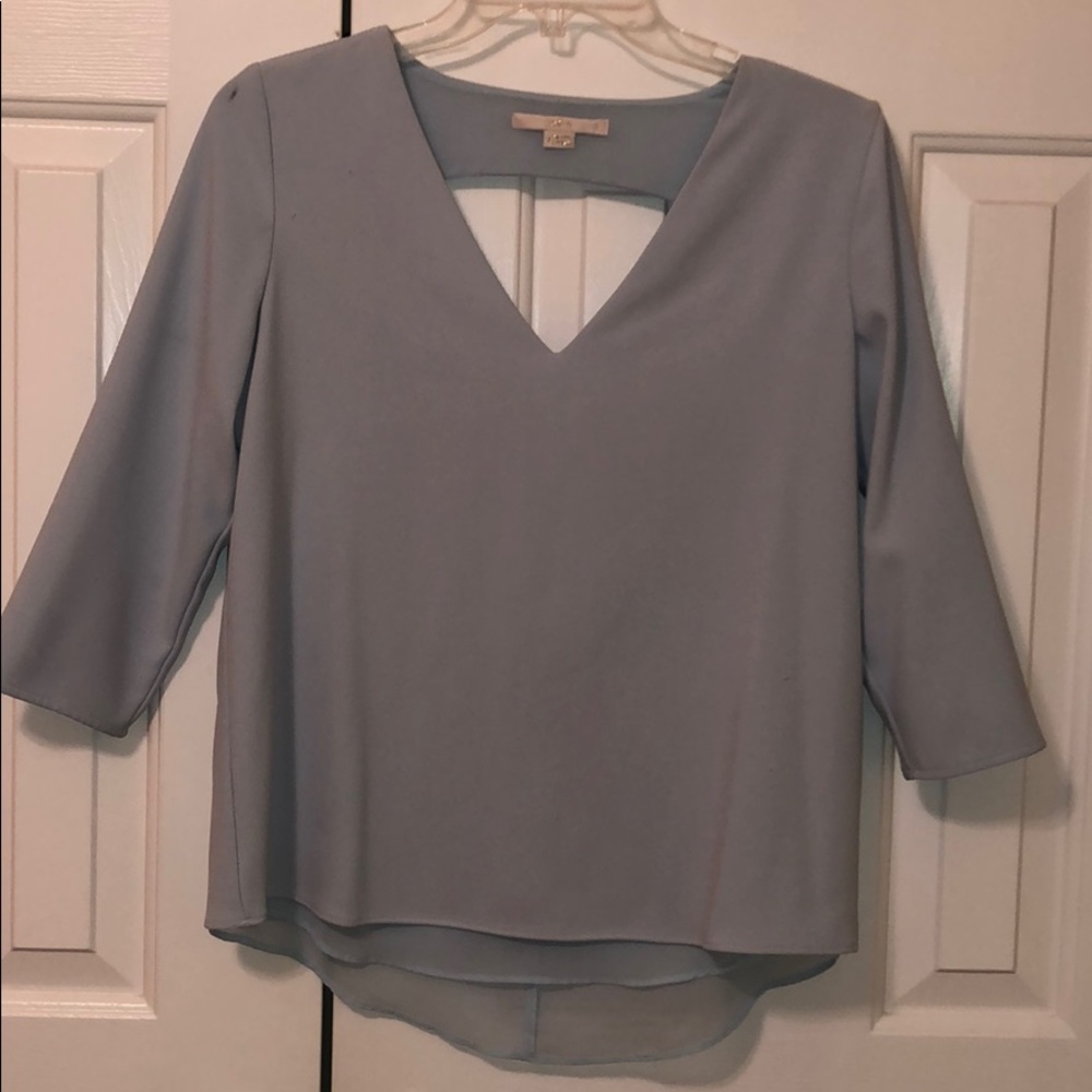 Baby blue dress top